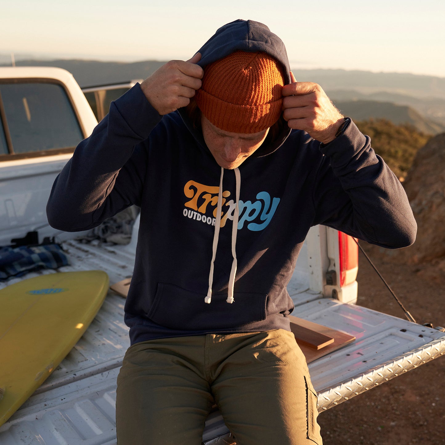 Wave One Hoodie - Navy