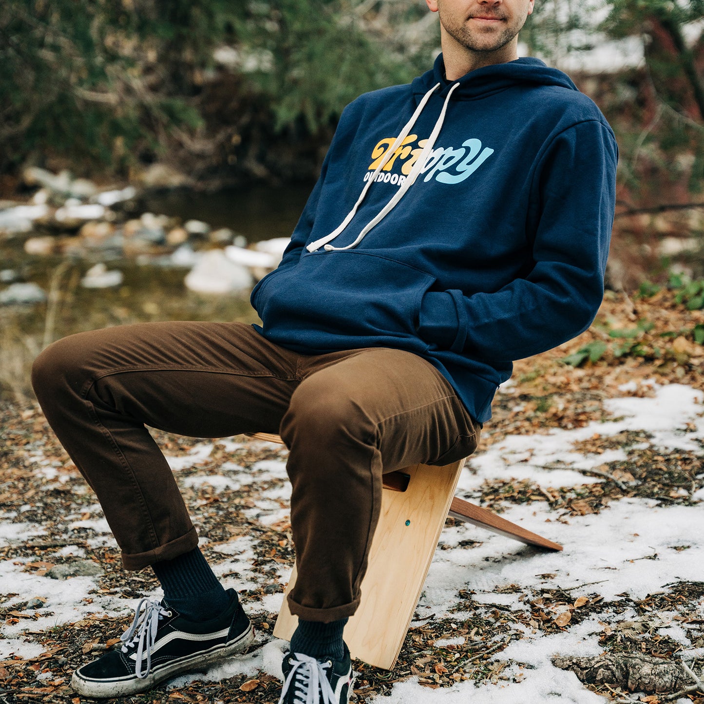 Wave One Hoodie - Navy