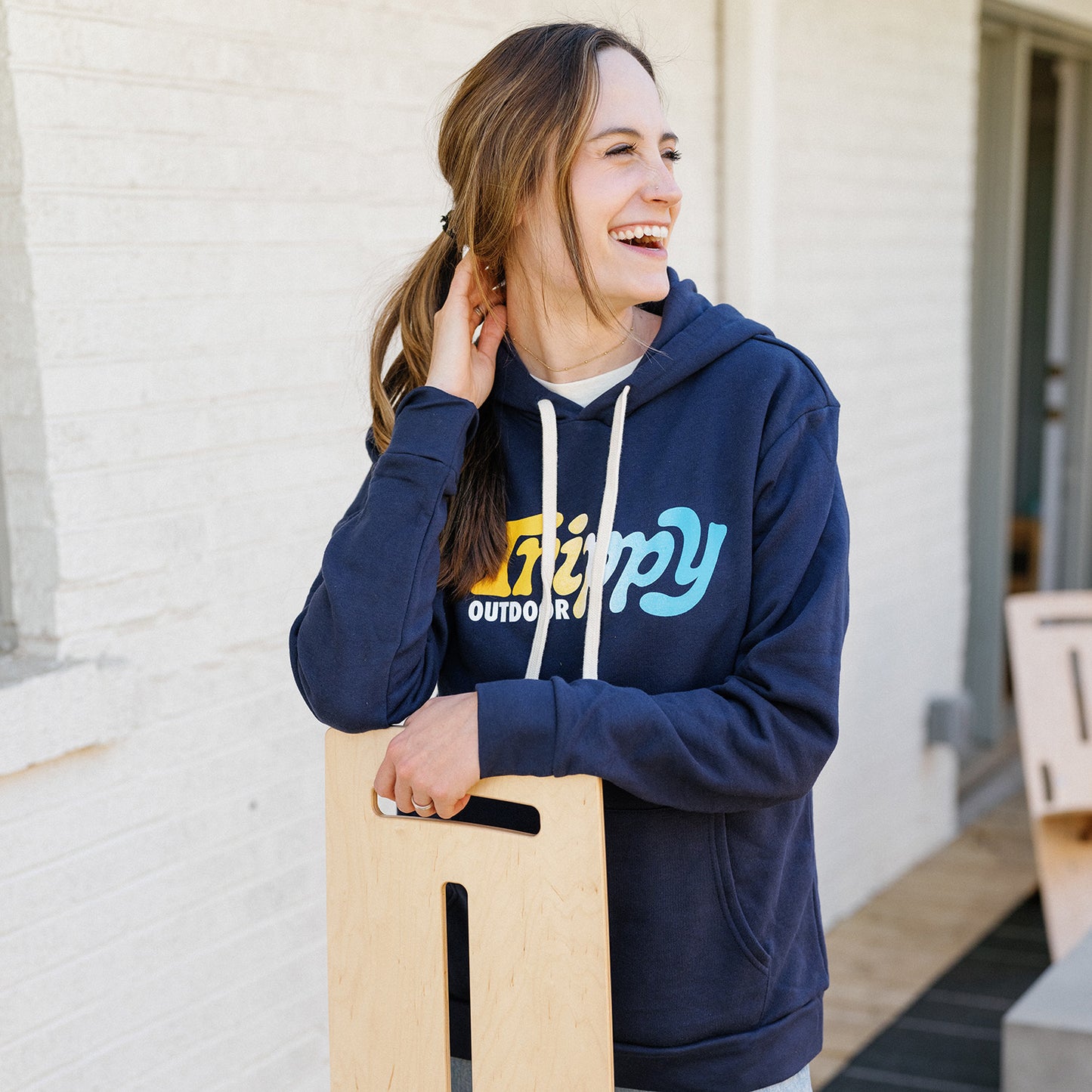 Wave One Hoodie - Navy