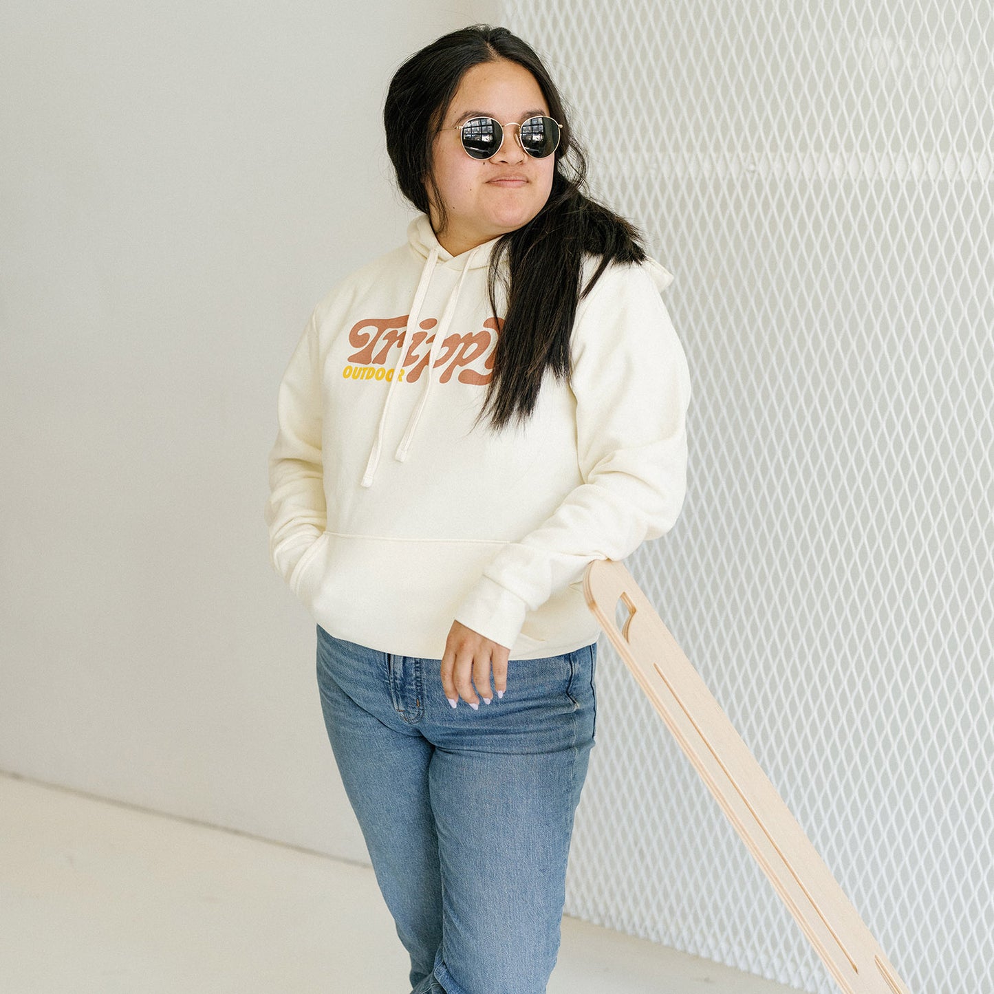 Wave One Hoodie - Cream